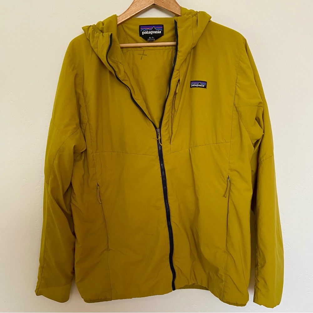 Patagonia Men's Nano Air Hoodie Mustard Lightweight Jacket